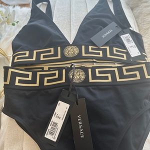 Versace two piece swimsuit